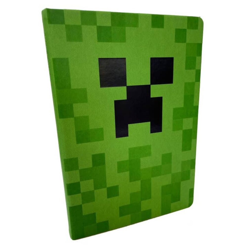 Minecraft Creeper Hardcover Journal